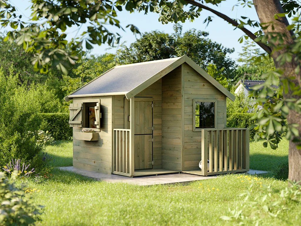 Kids Outdoor Berlin Wooden Playhouse