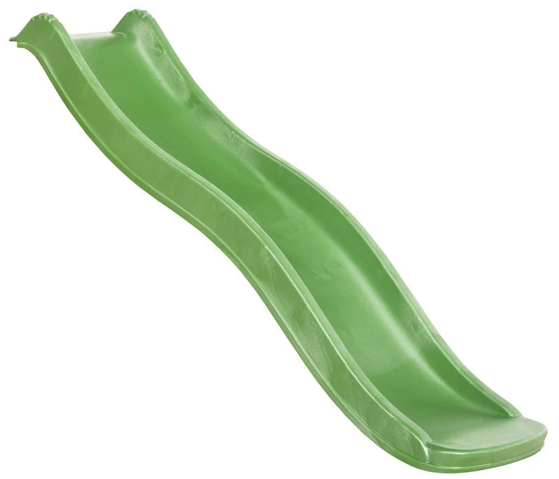 175cm Wave Slide - Lime Green