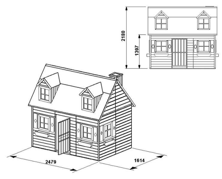 Barcelona Wooden Playhouse