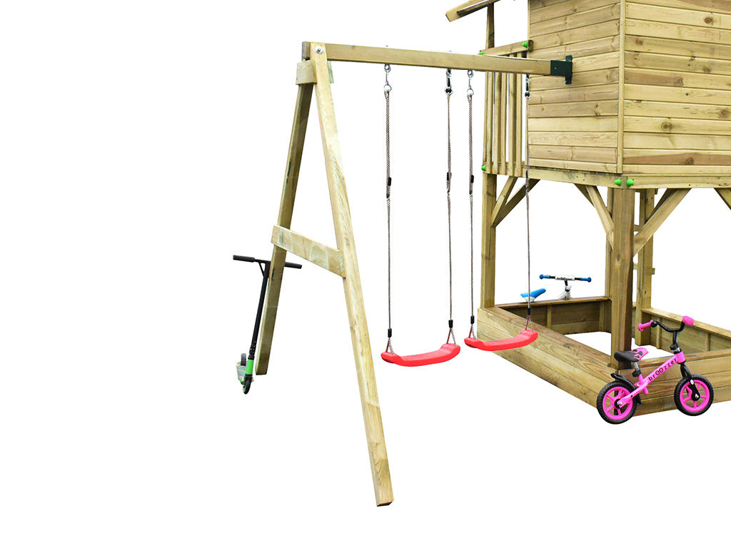 Funny XXL Wooden Playhouse with Sandbox
