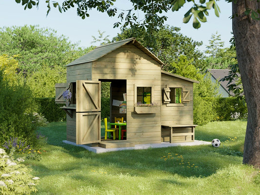 Butterfly Wooden Playhouse