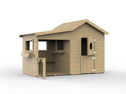 Milan Outdoor Wooden Playhouse For Kids