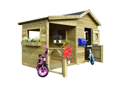 Milan Outdoor Wooden Playhouse For Kids